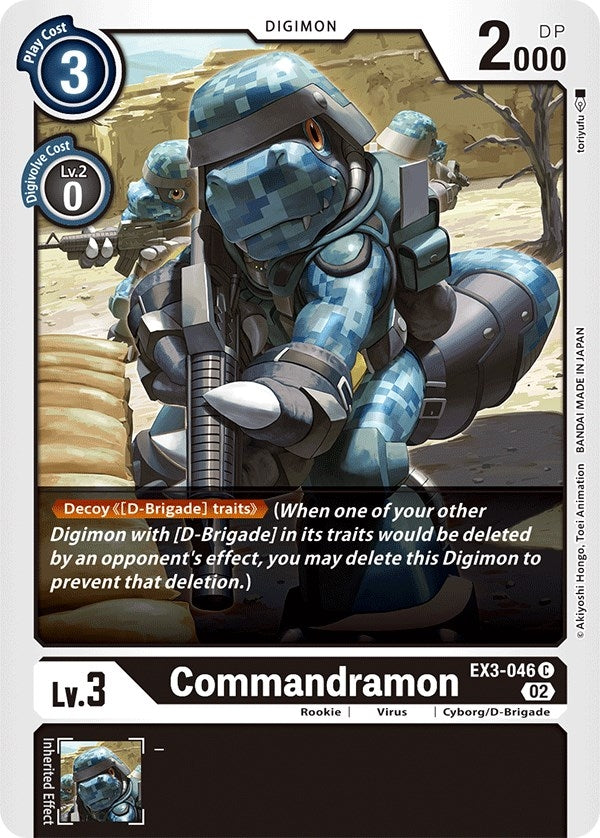 Commandramon (3046) [EX03] - Digimon Card Game Single