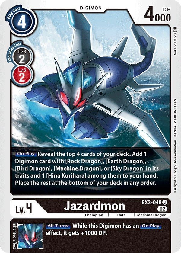 Jazardmon (3048) [EX03] - Digimon Card Game Single