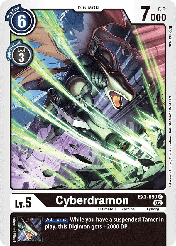 Cyberdramon (3050) [EX03] - Digimon Card Game Single