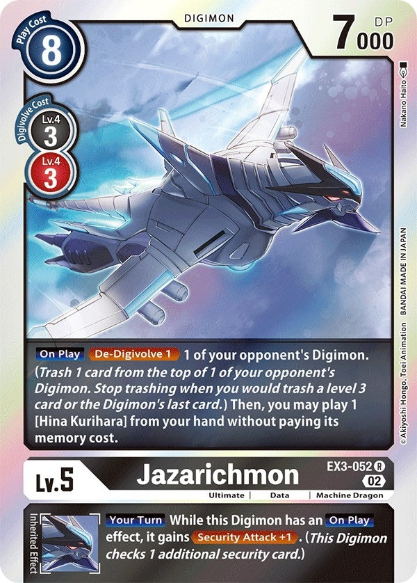 Jazarichmon (3052) [EX03] - Digimon Card Game Single