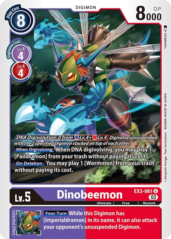 Dinobeemon (3061) [EX03] - Digimon Card Game Single