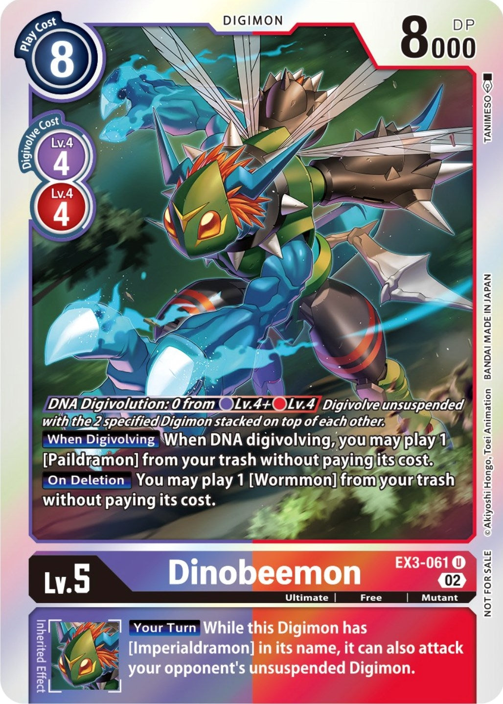 Dinobeemon (Box Topper) (3061) [EX03] - Digimon Card Game Single