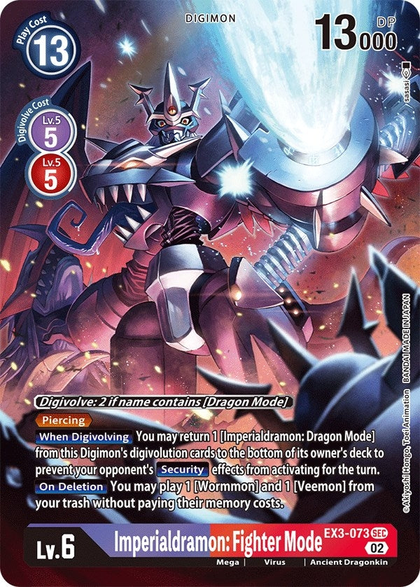 Imperialdramon: Fighter Mode (Alternate Art) (3073) [EX03] - Digimon Card Game Single