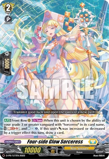 Four-side Glow Sorceress (127) [D-PR] - Cardfight Vanguard Single