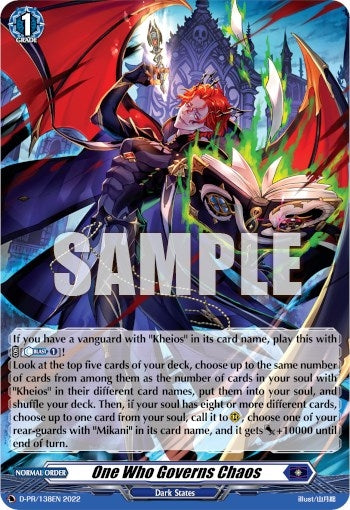 One Who Governs Chaos (Foil) (138) [D-PR] - Cardfight Vanguard Single