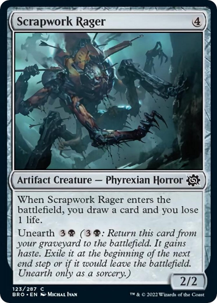 Scrapwork Rager (123) [BRO] - MTG Single