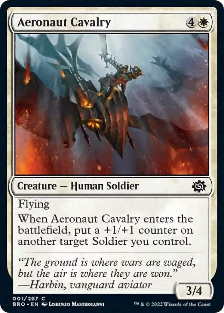 Aeronaut Cavalry (1) [BRO] - MTG Single