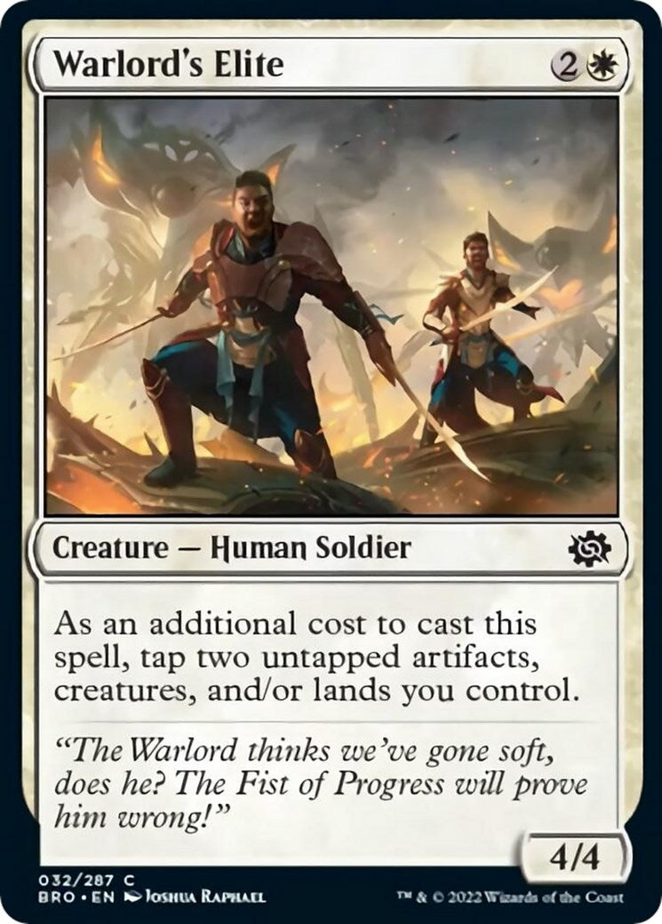 Warlord’s Elite (32) [BRO] - MTG Single