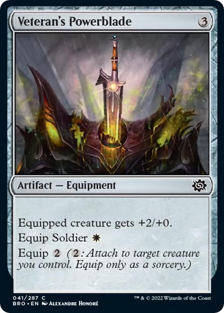 Veteran’s Powerblade (41) [BRO] - MTG Single