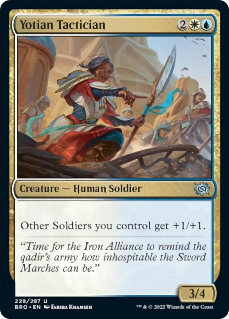 Yotian Tactician (228) [BRO] - MTG Single