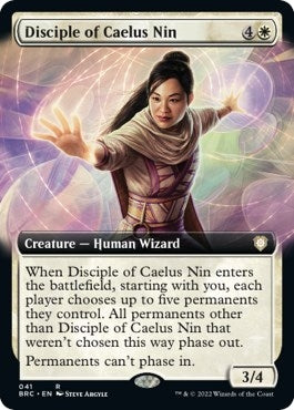 Disciple of Caelus Nin (Extended Art) (41) [BRC] - MTG Single