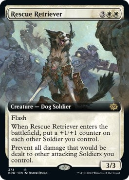 Rescue Retriever (Extended Art) (373) [BRO] - MTG Single