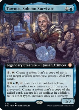 Tawnos Solemn Survivor (Extended Art) (42) [BRC] - MTG Single