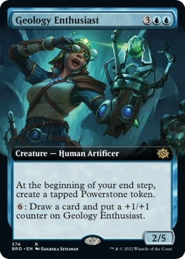 Geology Enthusiast (Extended Art) (374) [BRO] - MTG Single