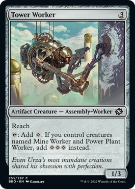 Tower Worker (255) [BRO] - MTG Single