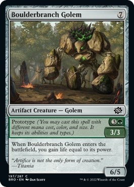 Boulderbranch Golem (197) [BRO] - MTG Single