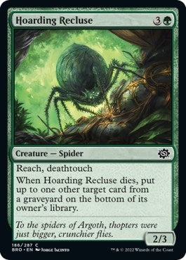 Hoarding Recluse (186) [BRO] - MTG Single