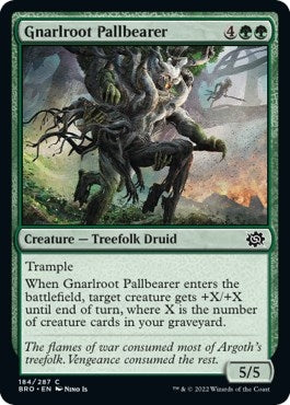 Gnarlroot Pallbearer (184) [BRO] - MTG Single