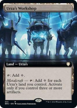Urza’s Workshop (Extended Art) (51) [BRC] - MTG Single