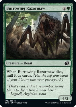 Burrowing Razormaw (173) [BRO] - MTG Single
