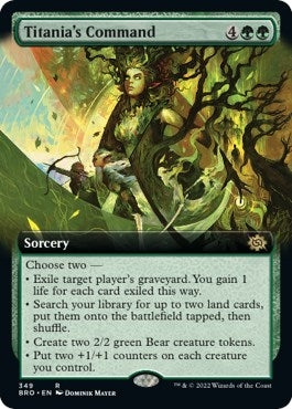 Titania’s Command (Extended Art) (349) [BRO] - MTG Single