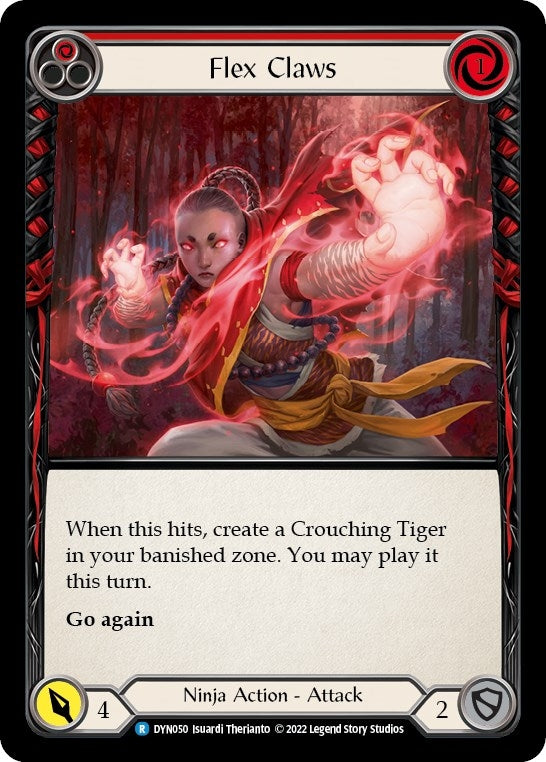 Flex Claws (Red) (50) [DYN] - Flesh and Blood TCG Single