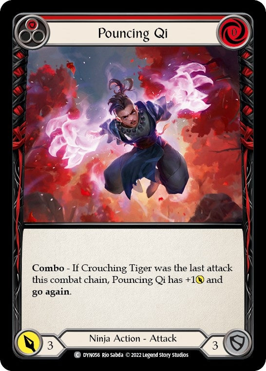 Pouncing Qi (Red) (56) [DYN] - Flesh and Blood TCG Single