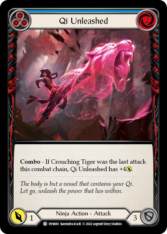 Qi Unleashed (Blue) (61) [DYN] - Flesh and Blood TCG Single