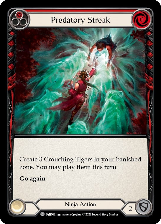 Predatory Streak (Red) (62) [DYN] - Flesh and Blood TCG Single