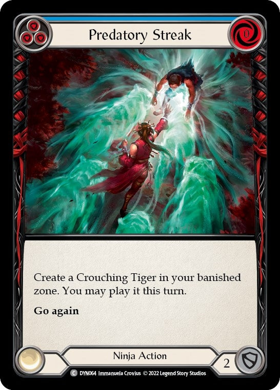 Predatory Streak (Blue) (64) [DYN] - Flesh and Blood TCG Single