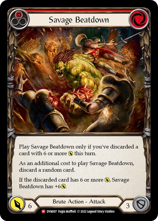 Savage Beatdown (7) [DYN] - Flesh and Blood TCG Single