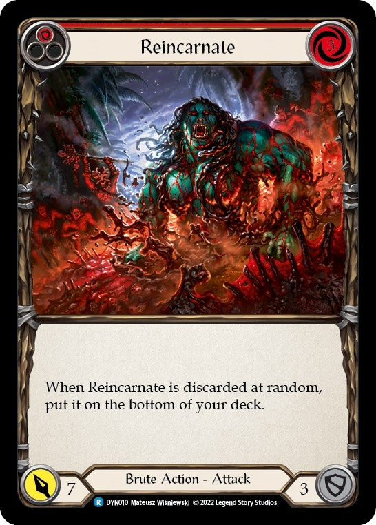 Reincarnate (Red) (10) [DYN] - Flesh and Blood TCG Single