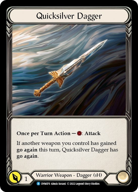 Quicksilver Dagger (DYN070) (70) [DYN] - Flesh and Blood TCG Single