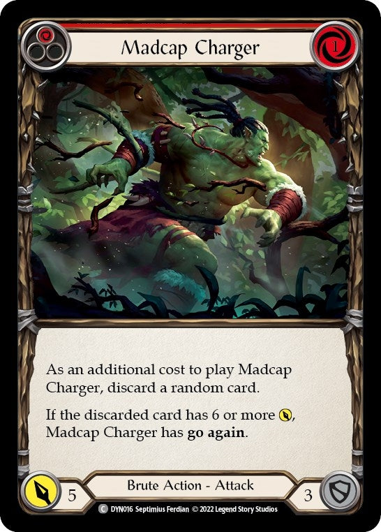 Madcap Charger (Red) (16) [DYN] - Flesh and Blood TCG Single