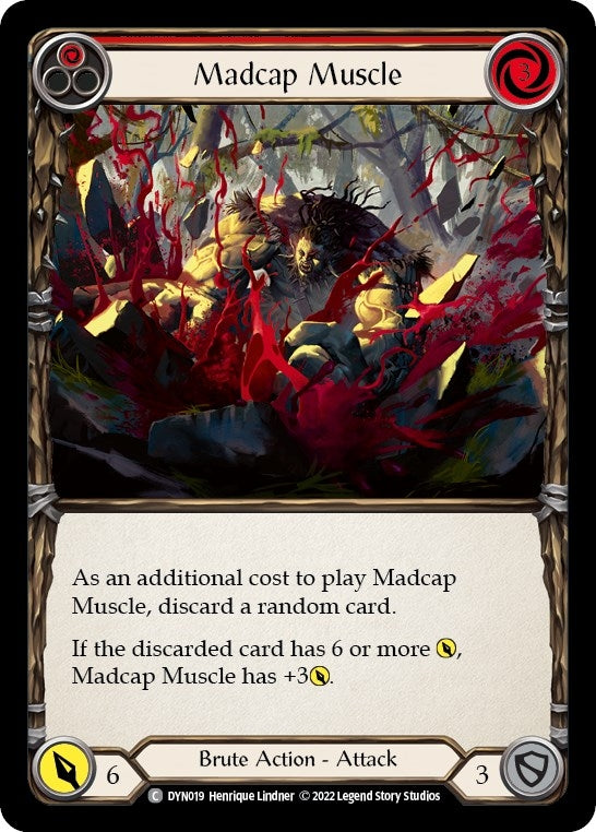 Image for Madcap Muscle (Red) (DYN019) - Flesh and Blood TCG