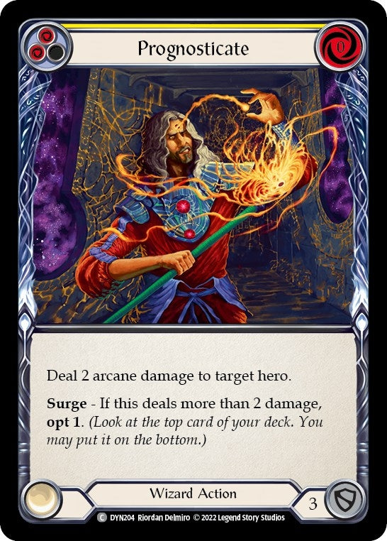 Prognosticate (Yellow) (204) [DYN] - Flesh and Blood TCG Single