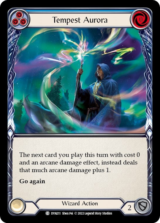 Tempest Aurora (Blue) (211) [DYN] - Flesh and Blood TCG Single