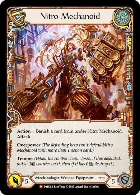 Construct Nitro Mechanoid // Nitro Mechanoid (92) [DYN] - Flesh and Blood TCG Single