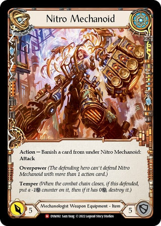 Construct Nitro Mechanoid // Nitro Mechanoid (92) [DYN] - Flesh and Blood TCG Single