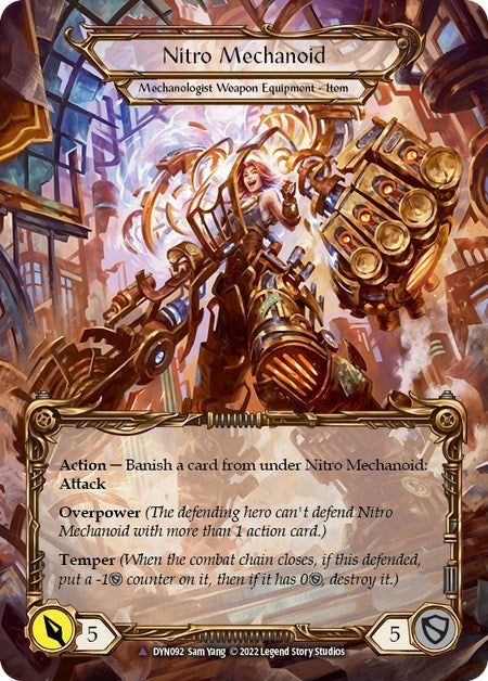 Construct Nitro Mechanoid // Nitro Mechanoid (Marvel) (92) [DYN] - Flesh and Blood TCG Single
