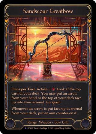 Sandscour Greatbow (Marvel) (151) [DYN] - Flesh and Blood TCG Single