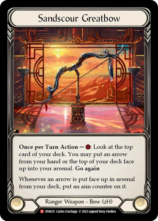 Sandscour Greatbow (151) [DYN] - Flesh and Blood TCG Single