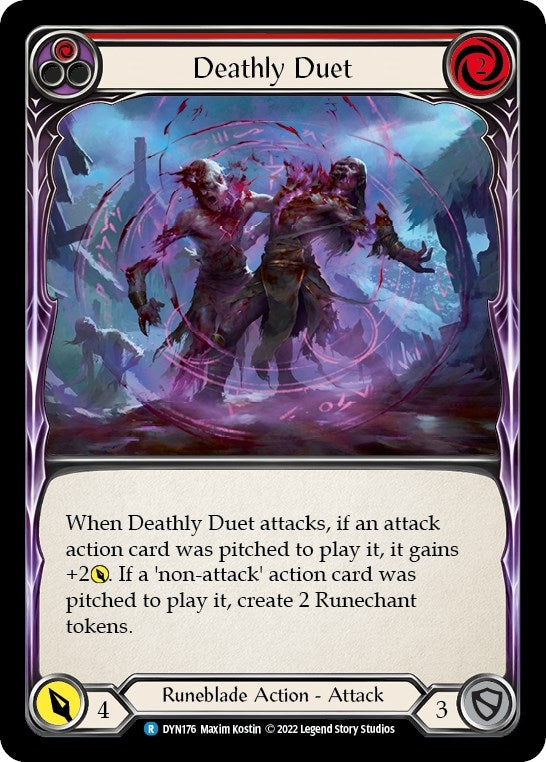 Deathly Duet (Red) (176) [DYN] - Flesh and Blood TCG Single