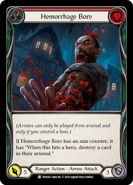 Hemorrhage Bore (Red) (162) [DYN] - Flesh and Blood TCG Single