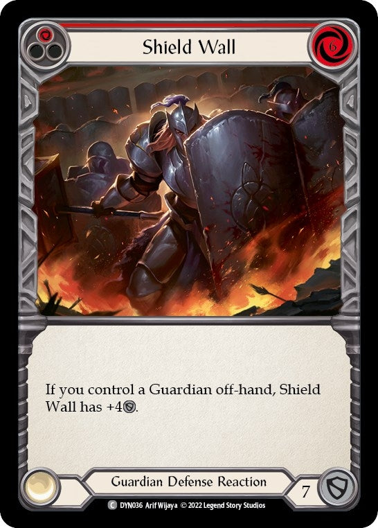 Shield Wall (Red) (36) [DYN] - Flesh and Blood TCG Single