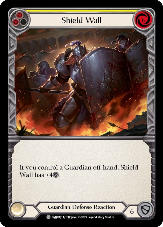 Shield Wall (Yellow) (37) [DYN] - Flesh and Blood TCG Single