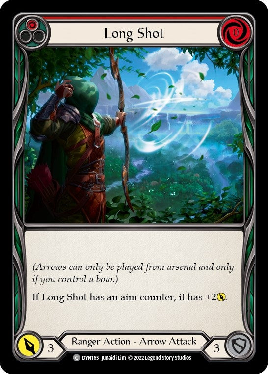 Long Shot (Red) (165) [DYN] - Flesh and Blood TCG Single