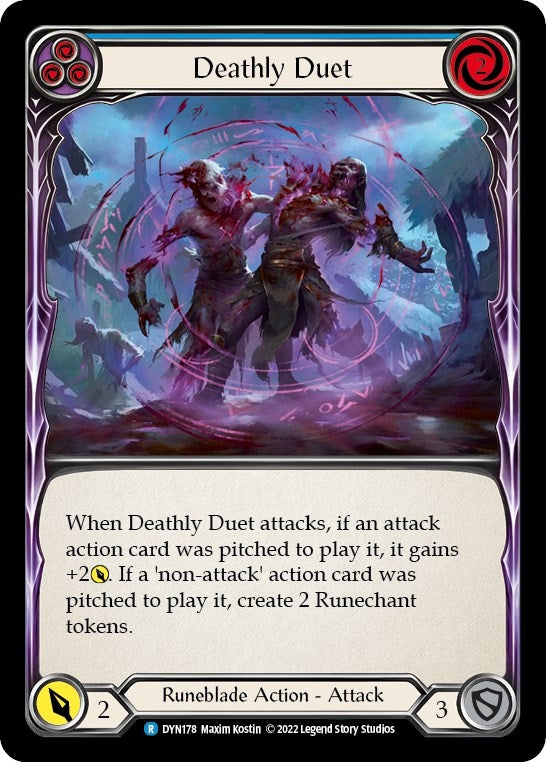 Deathly Duet (Blue) (178) [DYN] - Flesh and Blood TCG Single