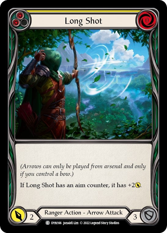 Long Shot (Yellow) (166) [DYN] - Flesh and Blood TCG Single