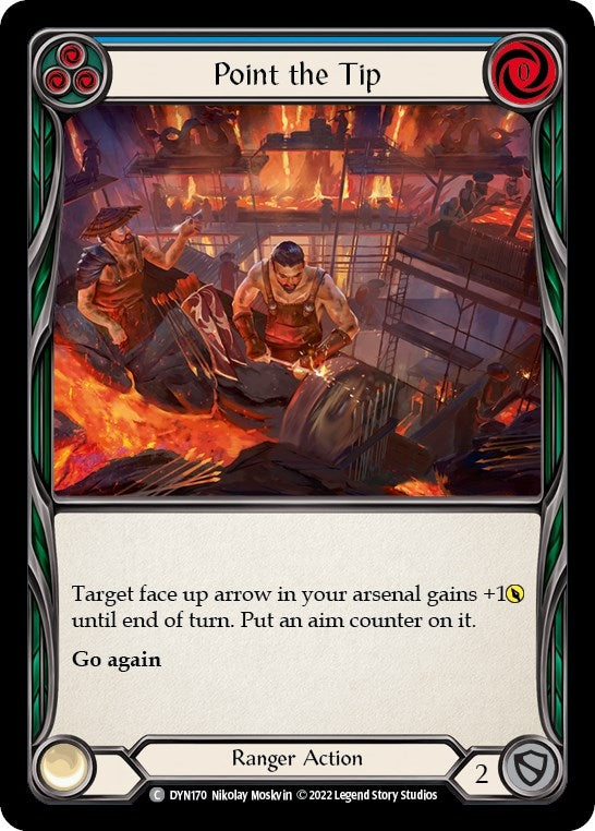 Point the Tip (Blue) (170) [DYN] - Flesh and Blood TCG Single